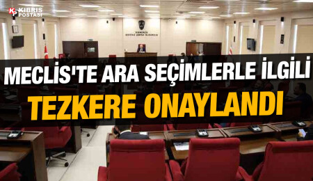 Ara seçimin 25 Haziran'da yapılması karar önerisine komitede ivedilik