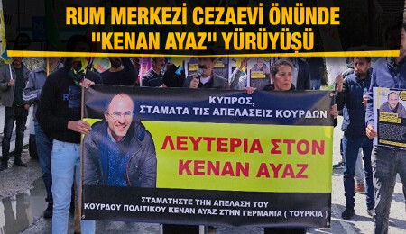 Güney’de yaşayan Kürtler, Kenan Ayaz’ın serbest bırakılması için yürüyüş düzenledi