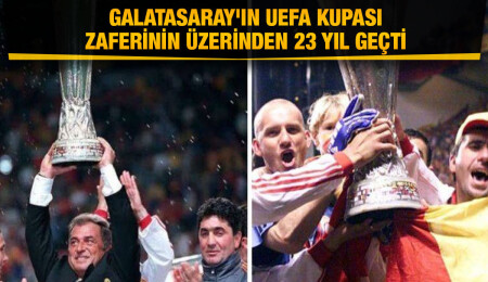Galatasaray'ın UEFA Kupası zaferinin 23. yıl dönümü