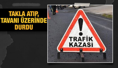 Yonca Kavşağı-Ercan ana yolu üzerinde kaza: Şans eseri yaralanan olmadı