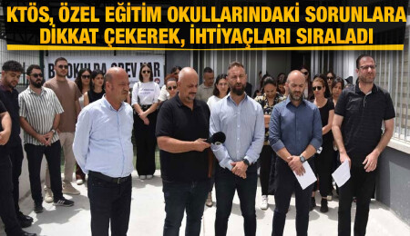 KTÖS: Okullarda öncelikli ihtiyaç tam donanımlı özel eğitim okullarının inşa edilmesidir