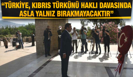 Cevdet Yılmaz, Denktaş huzurunda: Şanlı mücadelede dirayetli liderliğiniz hafızalarımızdaki yerini daima koruyacak