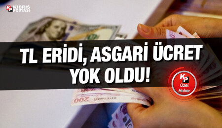 Asgari ücret Türk Lirası’nın değer kaybına karşı direnemedi