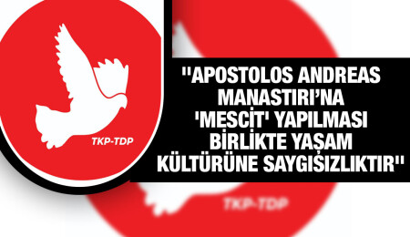 TDP: Başka din mensuplarının ibadet yerlerine yer edinmeye çalışılacağına, yıkılmış olan yerler tamir edilmeli