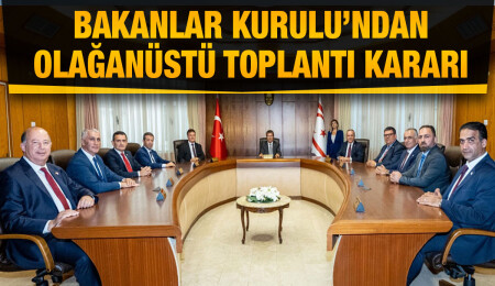 Bakanlar Kurulu Meclis’i olağanüstü toplantıya çağırmayı Meclis Başkanı'ndan talep etme kararı aldı