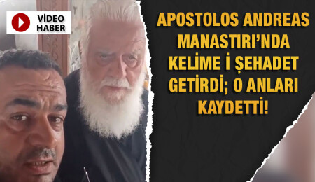 Papazın yanında Kelime-i Şehadet getirdi, toplumu din üzerinden gerdi