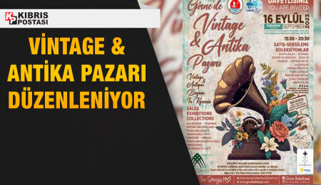 Girne’de antika pazarı düzenleniyor