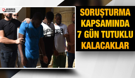 Uyuşturucu madde ile yakalanan 5 zanlı 7 gün tutuklu kalacak