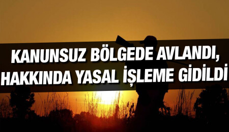 İskele’de ava kapalı bölgede avlanan şahıs hakkında yasal işlem başlatıldı