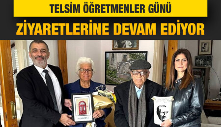 Telsim, Oğuz Bayram ve Gülten Bayram’ı evlerinde ziyaret etti