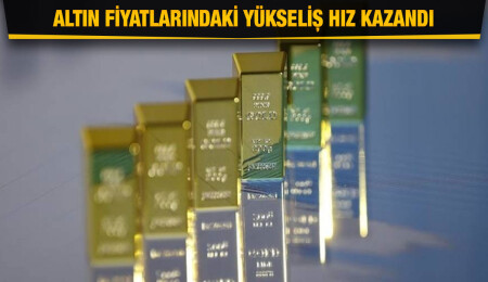 Altın fiyatları rekor seviyeye yükseldi