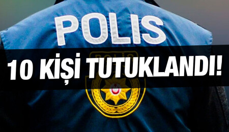 Ülkede ikamet izinsiz kalan 10 kişi tutuklandı