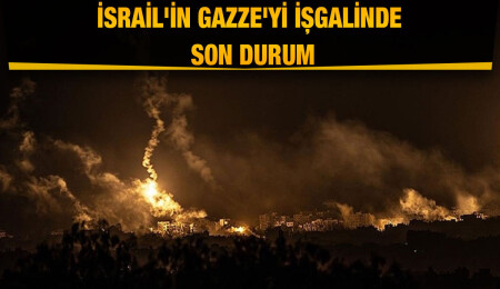 İsrail ordusunun Gazze'ye düzenlediği hava saldırılarında çok sayıda kişi öldü ve yaralandı