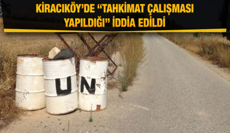 Rum yönetimi Kiracıköy’de de “tahkimat çalışması yapıldığını” iddia ediyor