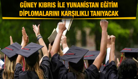 Yunanistan, Güney Kıbrıs ile diplomalarını karşılıklı tanıma anlaşmasını onayladı