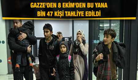 Türkiye Dışişleri Bakanlığı: Gazze'den 8 Ekim'den bu yana KKTC vatandaşları dahil bin 47 kişi tahliye edildi