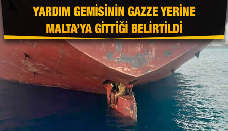 Filistin’e gitmek üzere yola çıkan insani yardım gemisi, Gazze yerine Malta’ya gitti