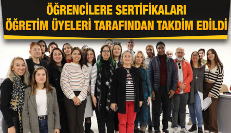 DAÜ Yeni Medya ve Gazetecilik Bölümü öğrencileri başarı sertifikalarıyla onurlandırıldı