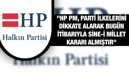 HP: Vekiller bir hafta içerisinde istifa edecek