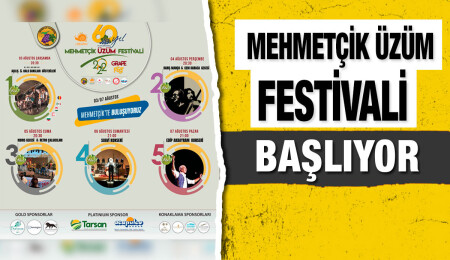 60’ıncı Mehmetçik Üzüm Festivali yarın başlıyor