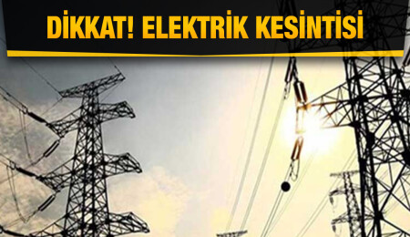 Tatlısu’da yarın elektrik kesintisi olacak