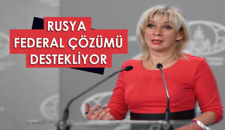 Zakharova: "Rusya, iki devletli çözüm modeline kategorik olarak karşıdır"