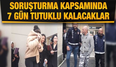Uyuşturucu zanlıları soruşturma kapsamında 7 gün tutuklu kalacak