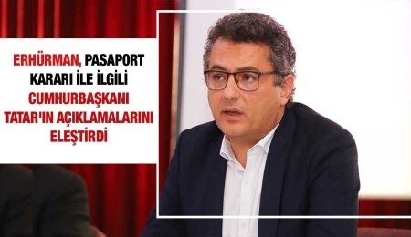 Erhürman: "Açıklamalarda bir 'tutarlılık kaygısı' taşımak fena olmaz sanırım"