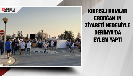 Erdoğan'ın KKTC ziyareti Kıbrıs'ın güneyinde protesto edildi