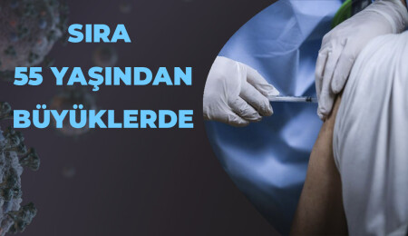 Türkiye'de 55 yaş üzerine aşılama başladı