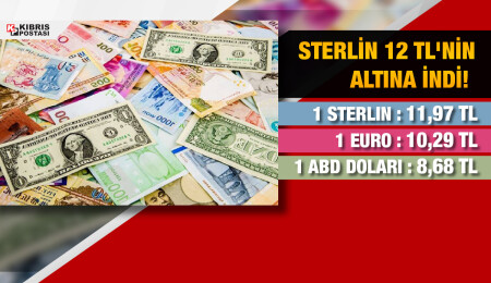 Sterlin 12 TL'nin altında