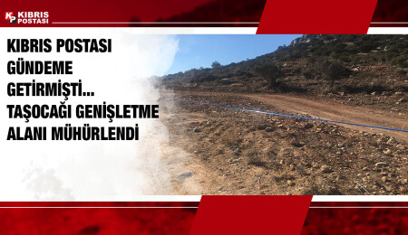 Büyükkonuk Belediyesi taşocağının genişlemesine izin verilen alanı mühürledi