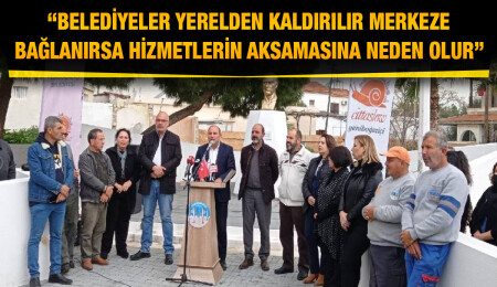 Belediye sayısının azaltılmasına karşı olan Yeniboğaziçi Belediyesi halka açık toplantı düzenledi