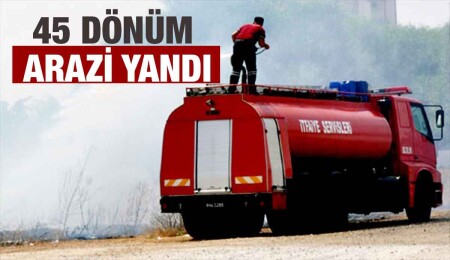 Kaleburnu’nda yangın çıktı