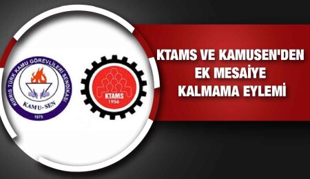 KTAMS ve KAMUSEN, Pazartesi’den itibaren ek mesaiye kalmama kararı aldı