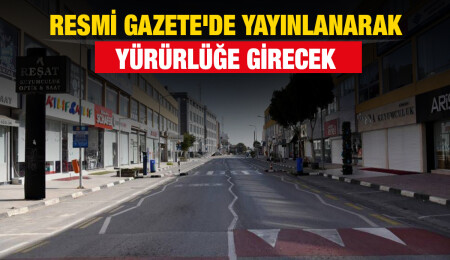 Pazar gününe ilişkin alınan karar Resmi Gazete'de yayınlandı