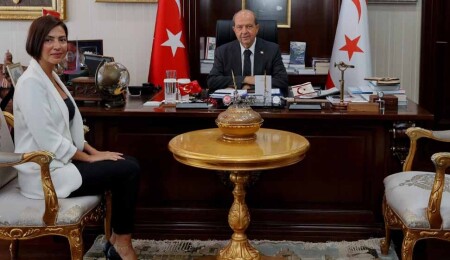 Cumhurbaşkanı Tatar, yeni Antalya Başkonsolosu Aslı Uzunoğlu'nu kabul etti