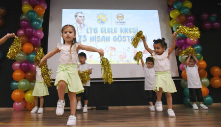 LTB El Ele Kreşi’ndeki çocuklar 23 Nisan’ı kutladı