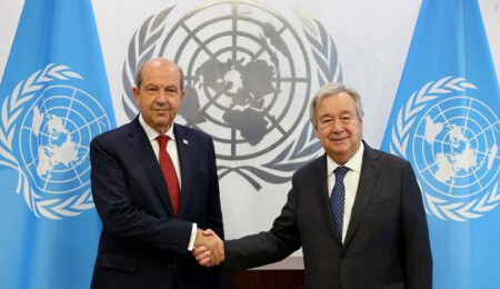 Cumhurbaşkanı Tatar BM Genel Sekreteri Guterres ile görüştü