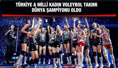 Türkiye A Milli Kadın Voleybol Takımı, Milletler Ligi'nde şampiyon oldu