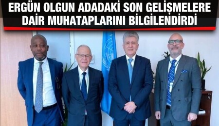 Özel Temsilci Ergün Olgun, Evstigneeva ve Jenca ile görüştü