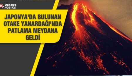 Japonya'da yanardağ patladı