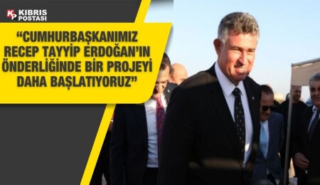 Metin Feyzioğlu: Mormenekşe kırsal kesim arsaları altyapı projelerinde Türkiye ve KKTC olarak düğmeye bastık