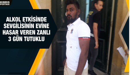 Sevgilisinin evindeki eşyalara hasar veren zanlı tutuklandı