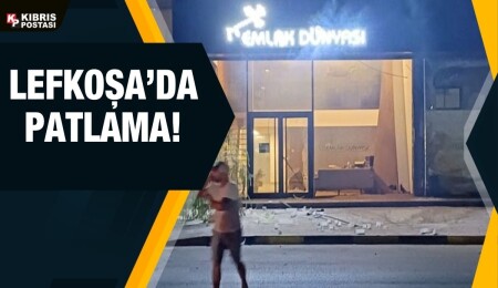 Emlak Dünyası isimli iş yerine saldırı… İş yerine bırakılan patlayıcı madde hasara neden oldu