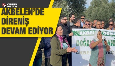 Akbelen'de köylüler ve çevrecilerden eylem