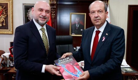 Ersin Tatar, Prof. Dr. Erol Baysal’ı kabul etti