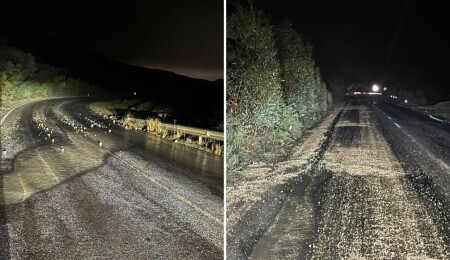 Polisten sürücülere uyarı: Dağyolu’nda sis ve toprak kayması!