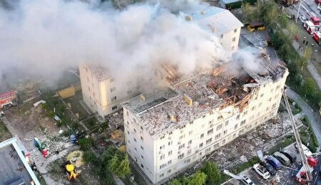 Five Killed In Russian Drone Attack On Ukraine Apartment Block