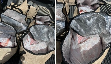 Metehan'da domuz eti ile nugget ele geçirildi